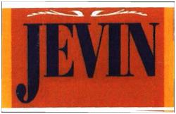 Trademark JEVIN + LOGO