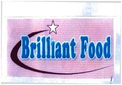 Trademark BRILLIANT FOOD + LOGO BINTANG