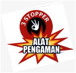 Trademark 3 STOPPER ALAT PENGAMAN