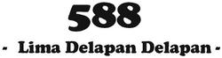 Trademark 588 - Lima Delapan Delapan