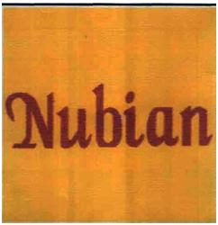 Trademark NUBIAN