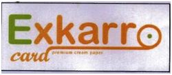 Trademark EXKARRO CARD