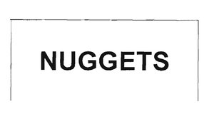 Trademark NUGGETS