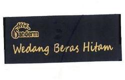 Trademark SANDERM WEDANG BERAS HITAM