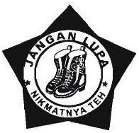 Trademark JANGAN LUPA NIKMATNYA TEH + lukisan sepatu