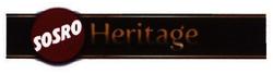 Trademark SOSRO HERITAGE + LOGO