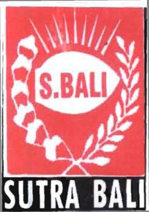 Trademark S. BALI SUTRA BALI