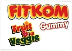 Trademark FITKOM GUMMY FRUIT & VEGGIE