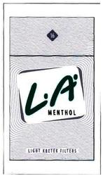 Trademark L.A. MENTHOL