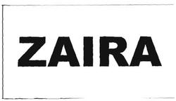 Trademark ZAIRA