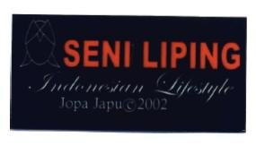 Trademark SENI LIPING - Jopa Japu©2002