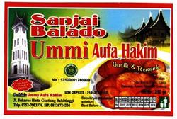 Trademark Sanjai Balado Ummi Aufa Hakim