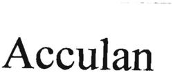 Trademark ACCULAN