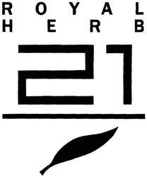 Trademark ROYAL HERB 21