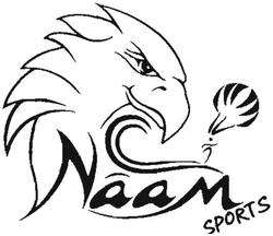 Trademark Naam Sports + lukisan burung rajawali