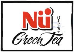 Trademark NU GREEN TEA + HURUF KANJI