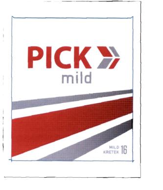 Trademark PICK MILD + logo