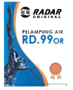 Trademark RADAR ORIGINAL