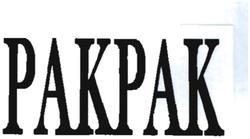 Trademark PAKPAK