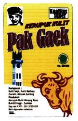 Trademark Kerupuk Kulit PAK GAEK