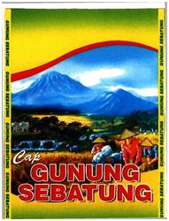 Trademark GUNUNG SEBATUNG + LUKISAN GUNUNG & PETANI