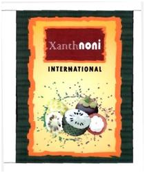 Trademark XANTHNONI INTERNATIONAL