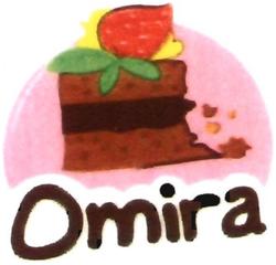 Trademark OMIRA + LUKISAN KUE