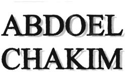 Trademark ABDOEL CHAKIM