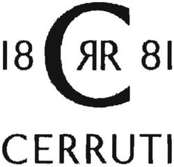 Trademark 18 CRR 81 CERRUTI