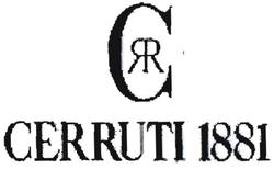 Trademark CRR CERRUTI 1881