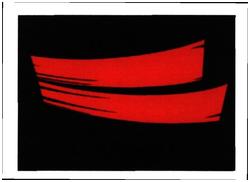 Trademark logo 2 garis merah