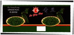 Trademark FYF FU YONG FONG GREEN PEAS IN BRINE