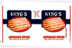 Trademark KING'S BRAND ASPARAGUS SPEARS