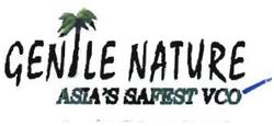 Trademark GENTLE NATURE ASIA'S SAFEST VCO + LUKISAN