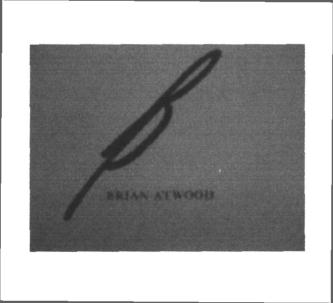 Trademark BRIAN ATWOOD +logo B