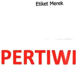 Trademark PERTIWI