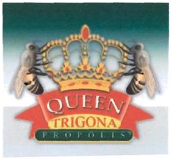 Trademark QUEEN TRIGONA + LOGO Mahkota dan lebah