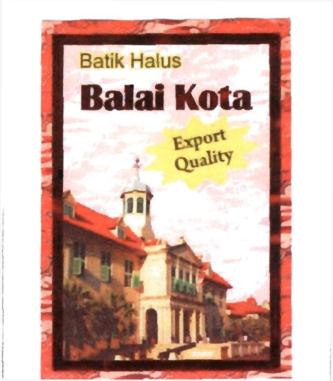 Trademark BALAI KOTA dan gambar