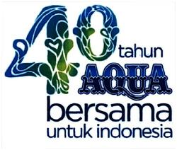 Trademark 40 Tahun AQUA Bersama Untuk Indonesia