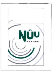 Trademark NUU MENTHOL