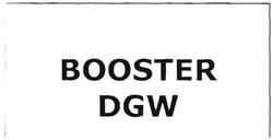 Trademark BOOSTER DGW