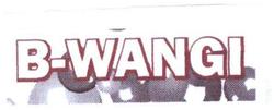 Trademark B-WANGI + LOGO