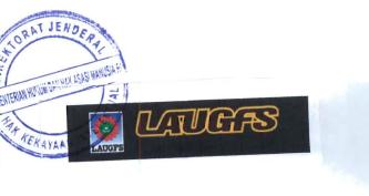 Trademark LAUGFS + Logo