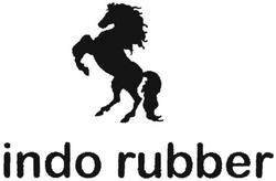 Trademark INDO RUBBER + Logo