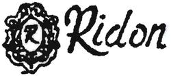 Trademark RIDON + logo R