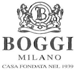 Trademark B BOGGI MILANO CASA FONDATA NEL 1939