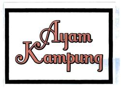 Trademark AYAM KAMPUNG