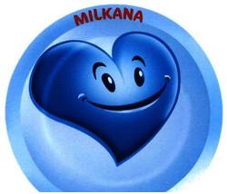 Trademark MILKANA + MASCOTTE & DEVICE IN COLORS