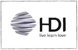 Trademark LOGO HDI LIVE LEARN LOVE