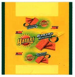 Trademark HATARI Banana biscuits